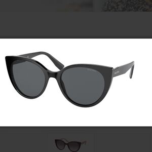 Miu Miu Elegant Black Cat-Eye Sunglasses